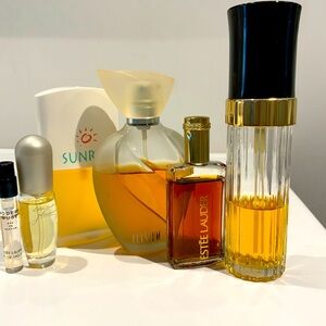 Lanvin, Eau My Sin, Estée Lauder Youth Dew, Madame Rochas EDT vintage